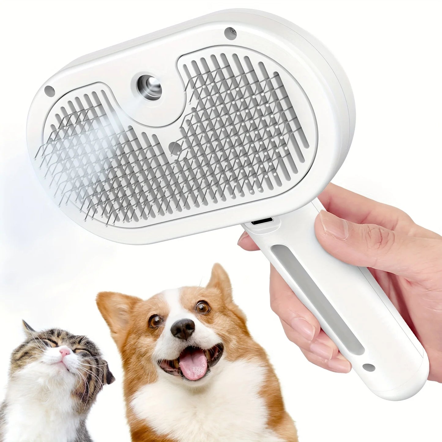 Cat Steam Brush - Steamy Pet Brush Grooming Tool For Shedding Cleaning Multifunctional Steamy Cat Pet Brush Dog Massager Brushes