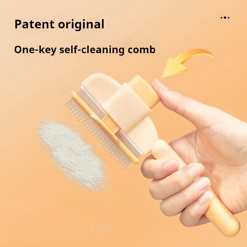 1PC pet products, small pet bathing and beauty utensils, small animal combs, cat and dog self-cleaning pet beauty combs, lice re