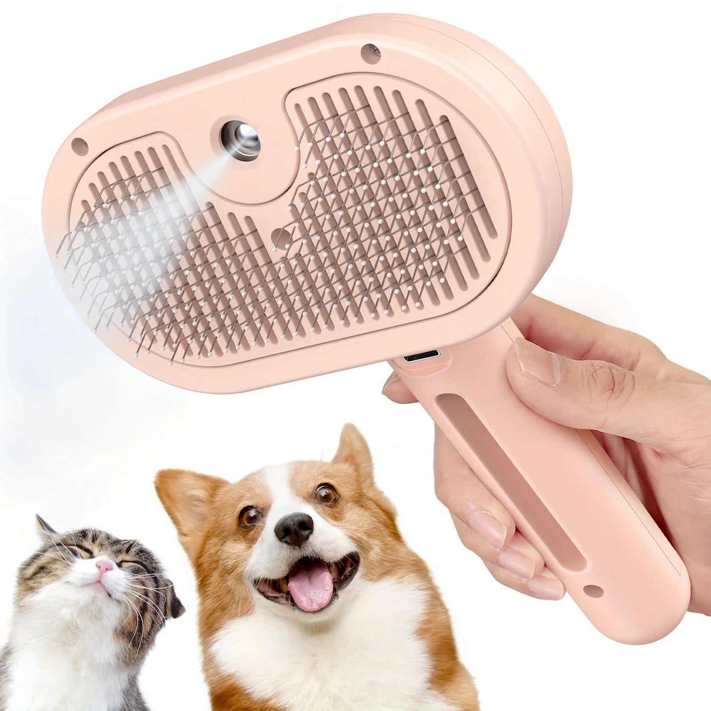 Cat Steam Brush - Steamy Pet Brush Grooming Tool For Shedding Cleaning Multifunctional Steamy Cat Pet Brush Dog Massager Brushes