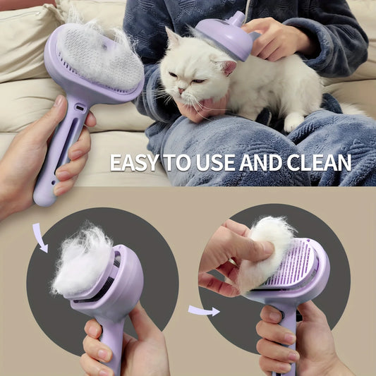 Cat Steam Brush - Steamy Pet Brush Grooming Tool For Shedding Cleaning Multifunctional Steamy Cat Pet Brush Dog Massager Brushes